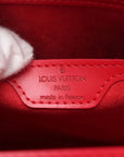 Pre-Loved Saint Jacques Shoulder Bag Leather PM with Gold Hardware, Red