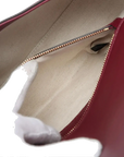 Pre-Loved Blondie Shoulder Bag Leather Mini with Gold Hardware, Burgundy