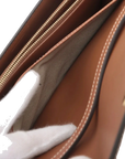 Pre-Loved Triomphe Wallet on Chain Crossbody Bag Triomphe Canvas with Gold Hardware, Beige and Tan