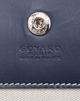 Pre-Loved Saint Louis Tote Goyardine Coated Canvas PM, Navy Blue