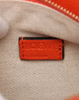 Pre-Loved Puzzle Handbag Leather Mini with Gold Hardware, Orange