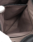 Pre-Loved Intrecciato Business Bag Briefcase Intrecciato Leather with Gunmetal Hardware, Black