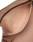 Pre-Loved Ophidia Handbag Suede Small with Gold Hardware, Black