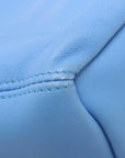 Pre-Loved Squeeze Shoulder Bag Leather Small with Silver Hardware, Blue