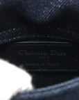 Pre-Loved Lady Dior Handbag Denim Mini with Gold Hardware, Blue