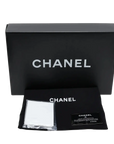 Pre-Loved Timeless Clutch Quilted Leather with Silver Hardware, Black