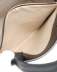 Pre-Loved Triomphe Vertical Cabas Tote Triomphe Coated Canvas Small with Gold Hardware, Beige and Black