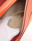 Pre-Loved Puzzle Handbag Colorblock Leather Medium with Gold Hardware, Orange