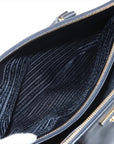 Pre-Loved Galleria Double Zip Tote Leather Medium with Gold Hardware, Black