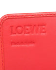Pre-Loved Wallet on Strap Crossbody Bag Leather with Gold Hardware, Red
