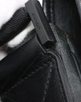 Pre-Loved GG Supreme Messenger Bag Crossbody Bag Monogram Coated Canvas with Black Hardware, Black