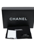 Pre-Loved Timeless Clutch Quilted Leather with Silver Hardware, Black