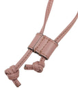 Pre-Loved Mon Tresor Bucket Bag Studded Leather Mini with Gold Hardware, Pink