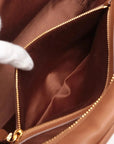 Pre-Loved Bowling Bag Handbag Leather with Gold Hardware, Brown