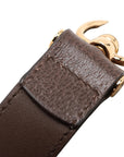 Pre-Loved Blondie Shoulder Bag Monogram Coated Canvas with Gold Hardware, Beige/Ebony
