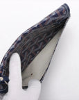Pre-Loved Saint Louis Tote Goyardine Coated Canvas PM with Silver Hardware, Navy