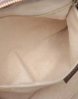 Pre-Loved Sukey Handbag Diamante Leather with Gold Hardware, Brown