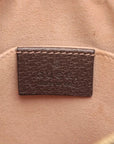 Pre-Loved Ophidia Belt Bag Monogram Coated Canvas Small with Gold Hardware, Beige Ebony