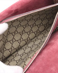 Pre-Loved Dionysus Blooms Shoulder Bag Monogram Coated Canvas Small with Aged Silver Hardware, Beige Ebony with Pink Floral