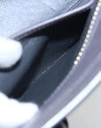 Pre-Loved Luggage Tote Leather Micro with Gold Hardware, Tricolor