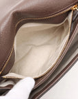 Pre-Loved Blondie Shoulder Bag GG Supreme Coated Canvas with Gold Hardware, Beige/Ebony
