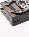 Pre-Owned Chanel Fall/Winter 2015 Plexiglass CC Crystal Miniaudiere by Karl Lagerfeld