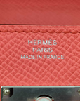 Pre-Owned Hermes Epsom Kelly To Go Bougainvillea w/ Palladium Hardware