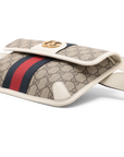 Pre-Owned Gucci Web Small Ophidia Belt Bag