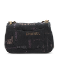 Pre-Owned Chanel Quilted Mini Denim Mood Rectangular Flap