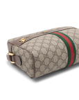 Pre-Owned Gucci GG Supreme Monogram Web Small Ophidia Shoulder Bag