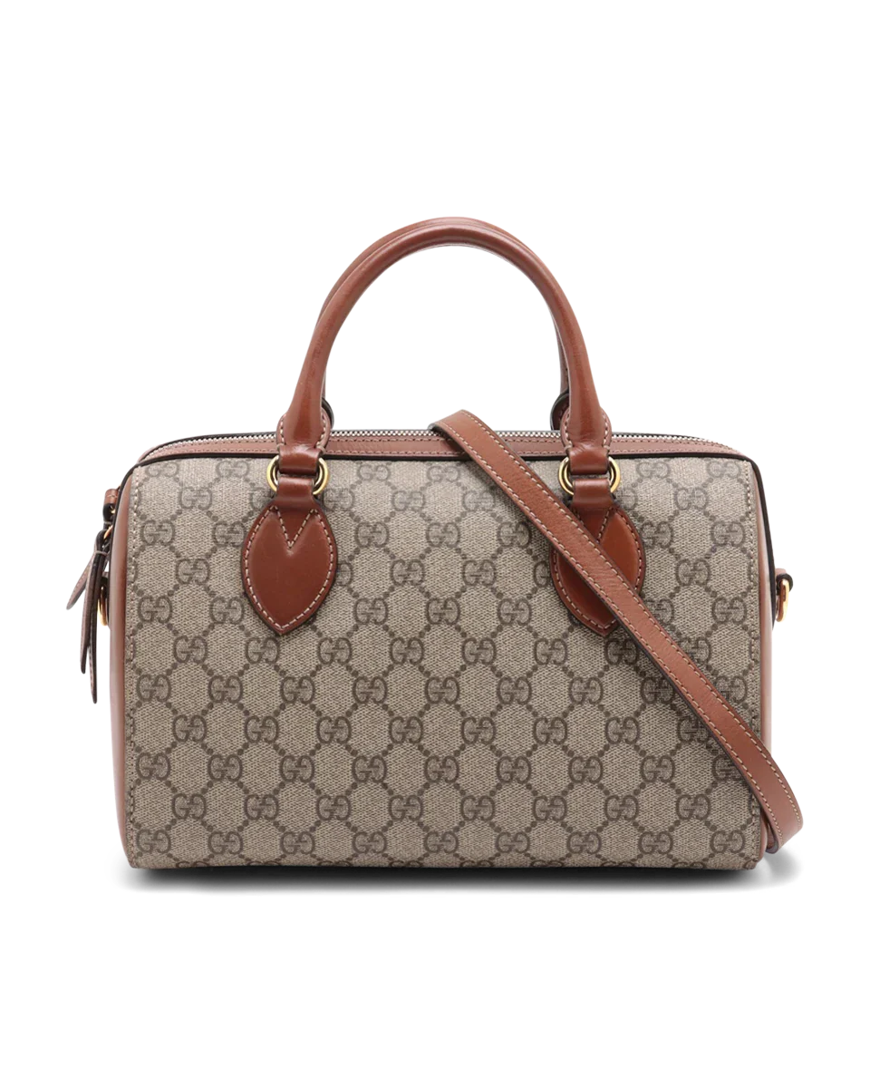 Pre-Owned Gucci GG Supreme Boston