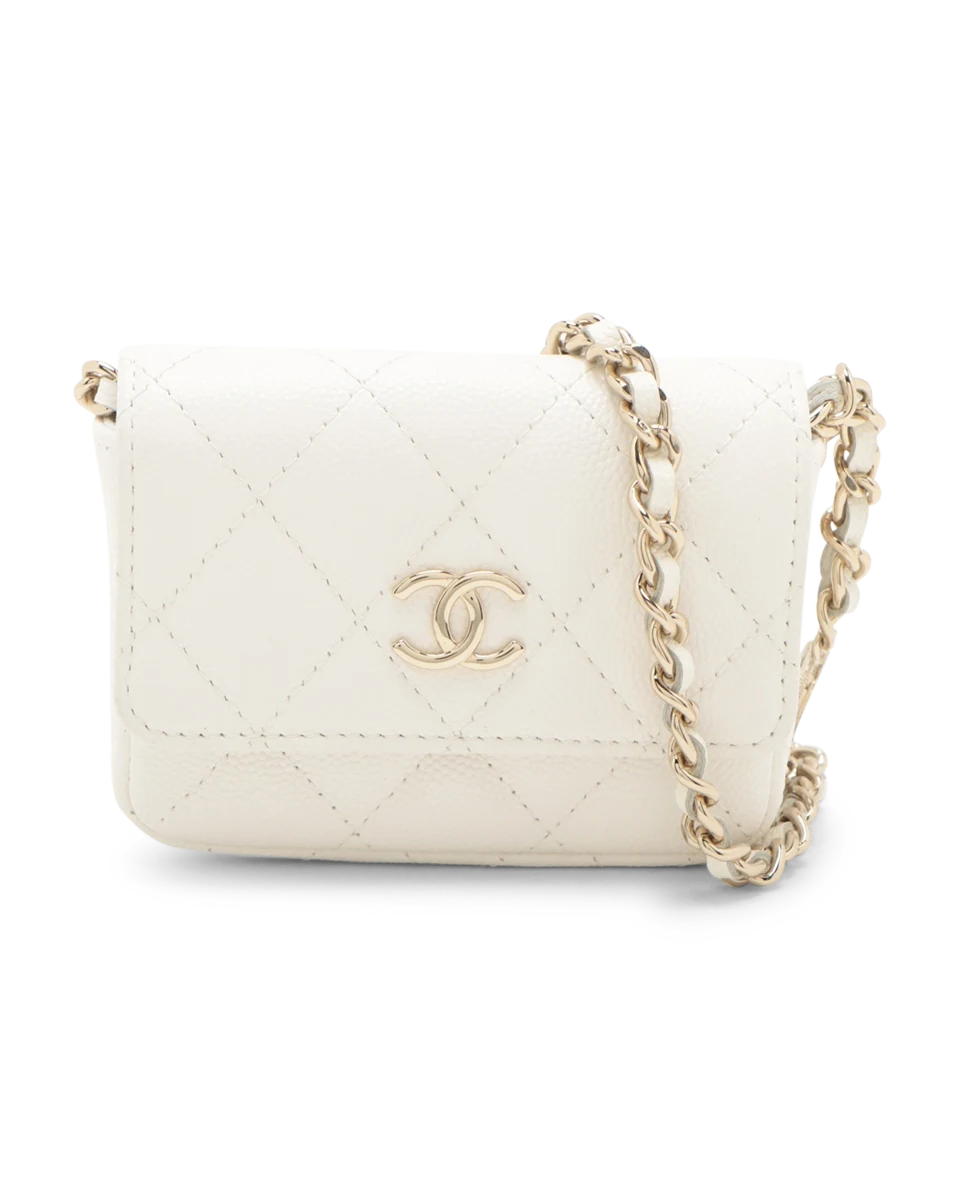 Pre-Owned Chanel Quilted Belt Bag with Charms