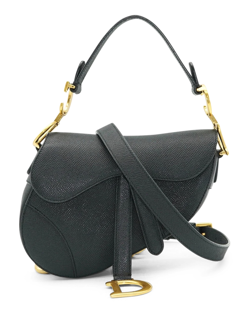 Pre-Owned Christian Dior Mini Saddle Bag