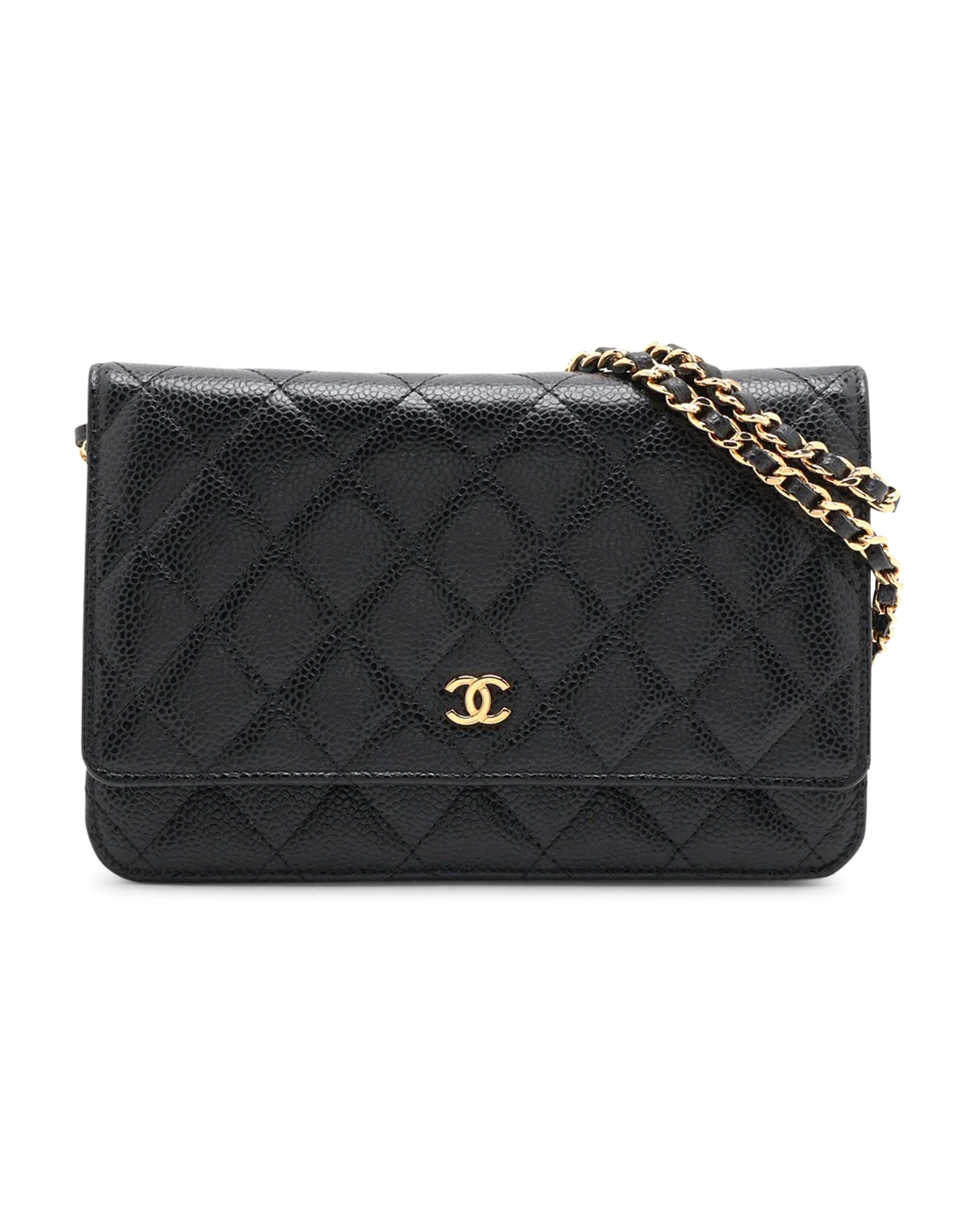 Pre-Owned Chanel Classic Wallet-on-Chain