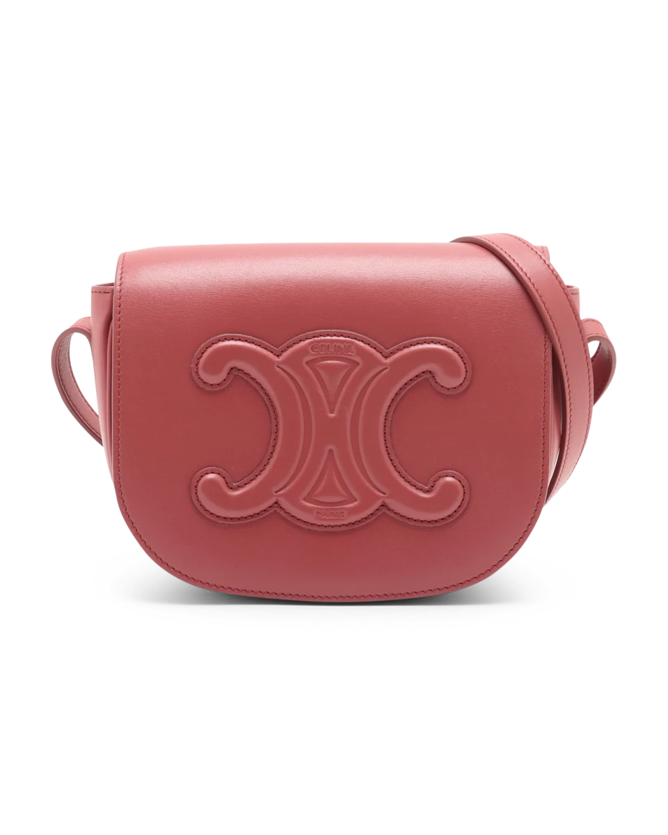 Pre-Owned Celine Triomphe Folco Crossbody Bag