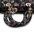Pre-Owned Christian Dior Medium Embroidered Herbarium Lady D-Lite