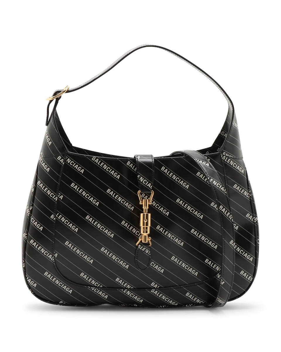 Pre-Owned Gucci Gucci x Balenciaga The Hacker Project Medium Jackie 1961