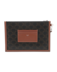 Pre-Owned Celine Triomphe Small Flat Pouch