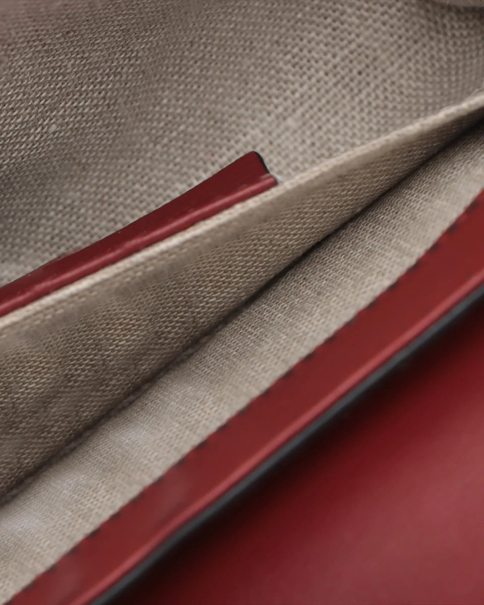 Pre-Owned Gucci Microguccissima Mini Emily Chain Shoulder Bag