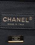 Pre-Owned Chanel Quilted Mini Denim Mood Rectangular Flap