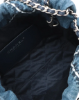 Pre-Owned Chanel Mini Denim 22 Hobo