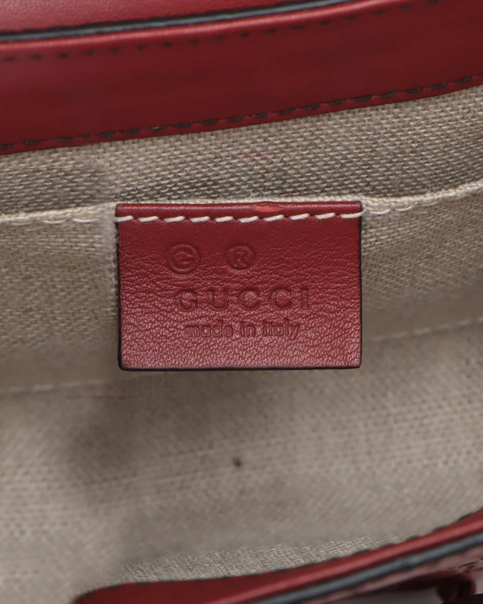 Pre-Owned Gucci Microguccissima Mini Emily Chain Shoulder Bag