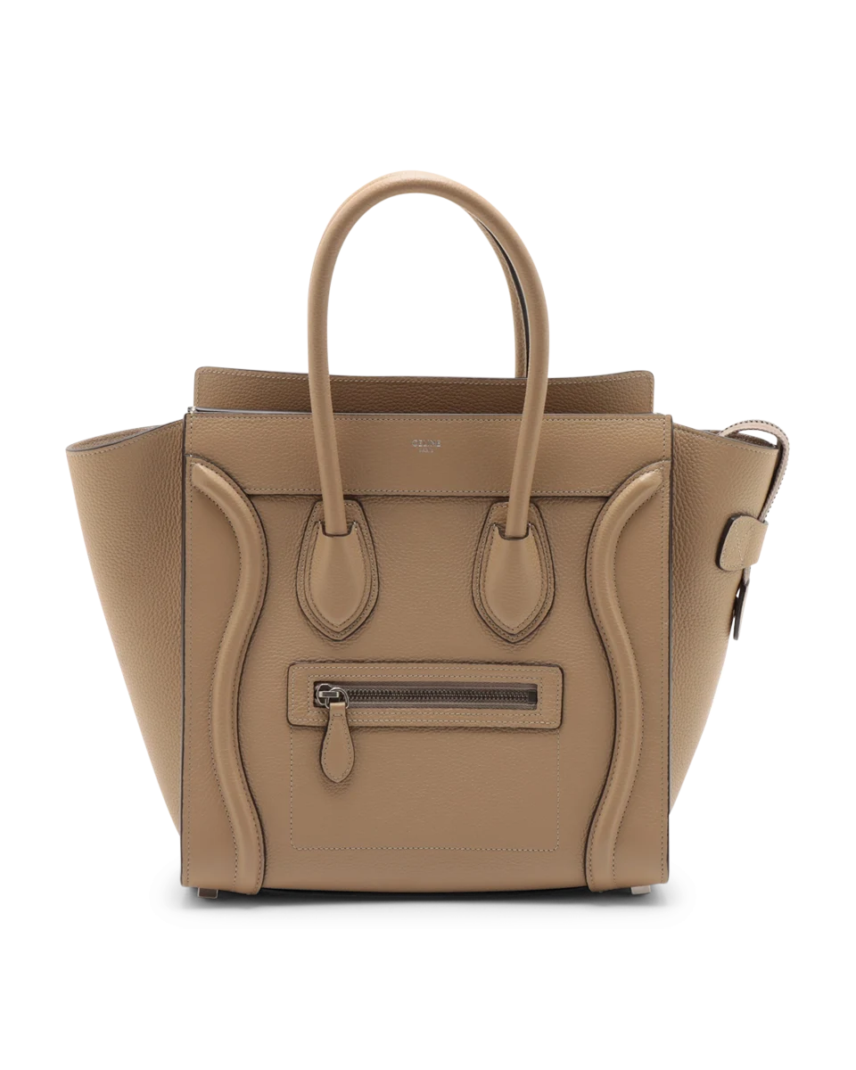 Pre-Owned Celine Micro Luggage Tote