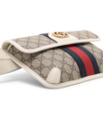 Pre-Owned Gucci Web Small Ophidia Belt Bag