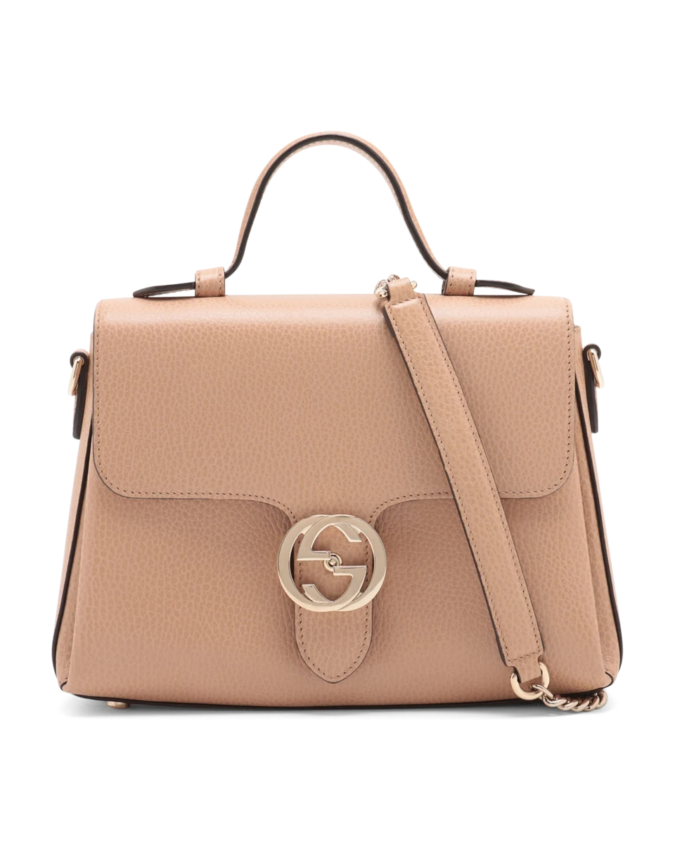 Pre-Owned Gucci Dollar Interlocking G Top Handle Bag