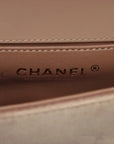 Pre-Owned Chanel Velvet Quilted Small Boy Messenger Bag