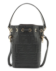 Pre-Owned Fendi Mini Mon Tresor Bucket Bag