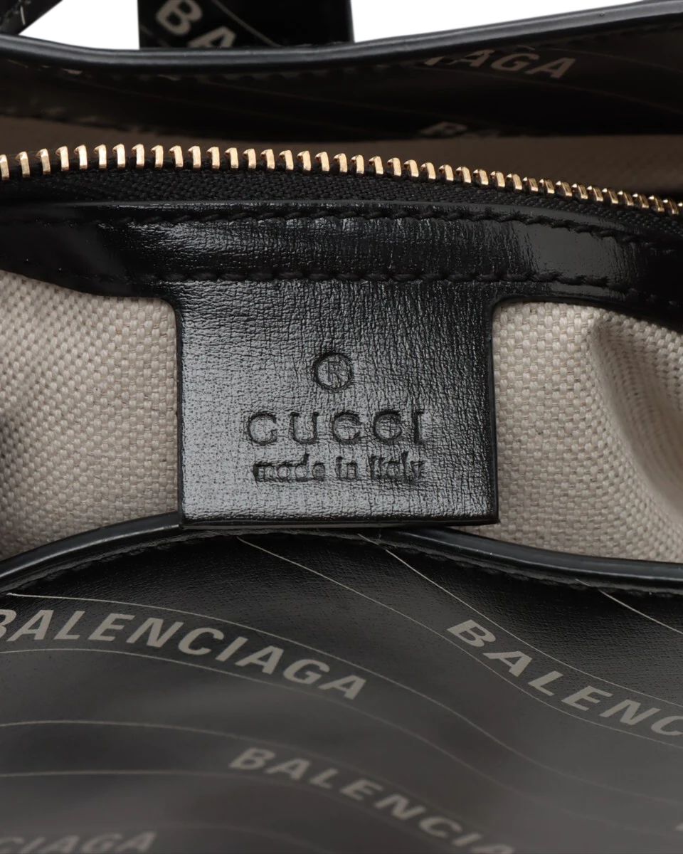 Pre-Owned Gucci Gucci x Balenciaga The Hacker Project Medium Jackie 1961