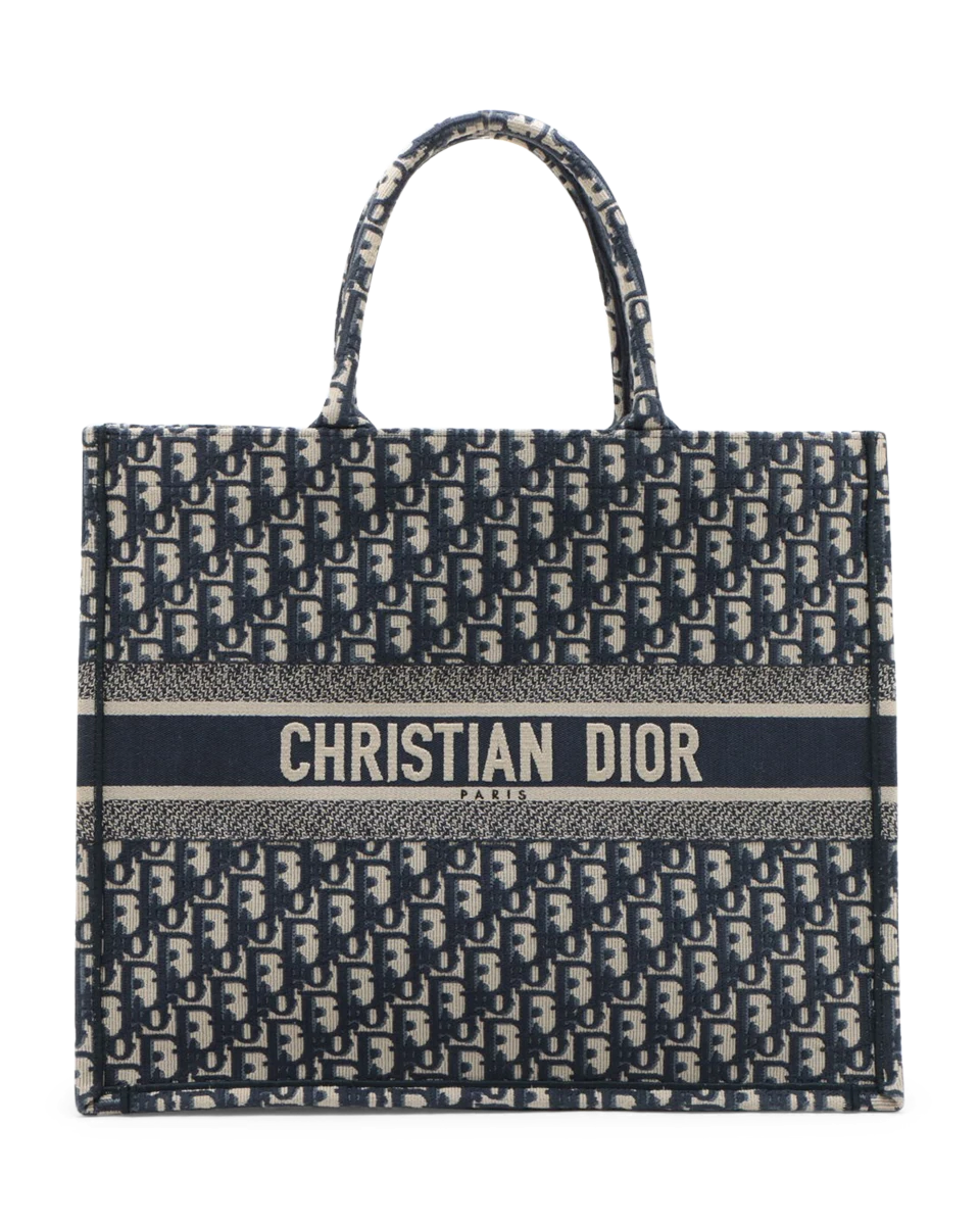 Pre-Owned Christian Dior Large Oblique Book Tote