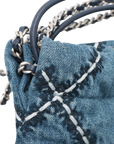 Pre-Owned Chanel Mini Denim 22 Hobo